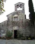 Facciata della Pieve di S.Giovanni Battista a Pievescola