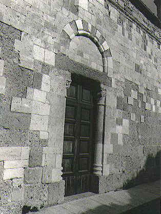 The door of the church