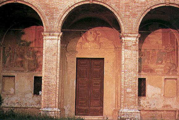 The facade of church